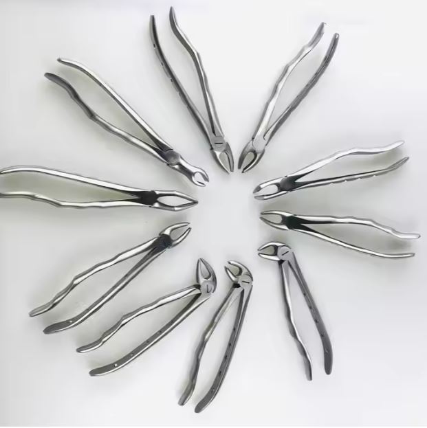 Pandent Precision Grip Extraction Forceps kit - Set of 12