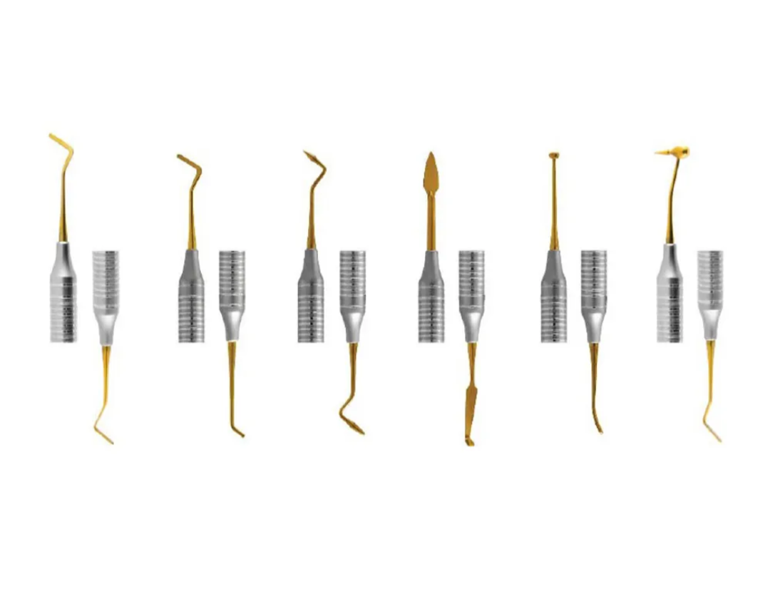 Pandent Composite instrument titanium coated -8mm hollow handle