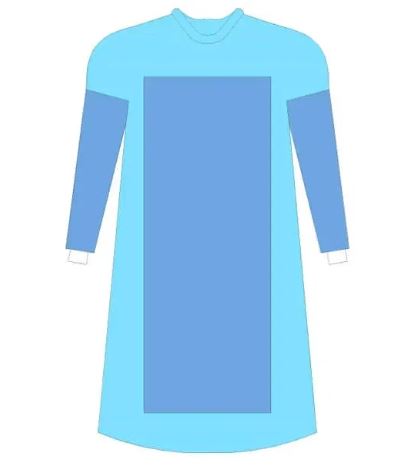 Nexus Shield Wraparound Reinforced Gown – High Fluid Protection ( 60 GSM )